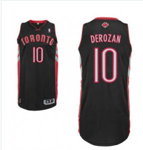 Maillot De Basket Toronto Raptors Demar DeRozan 10 Tissus Sportif Fans Edition Noir